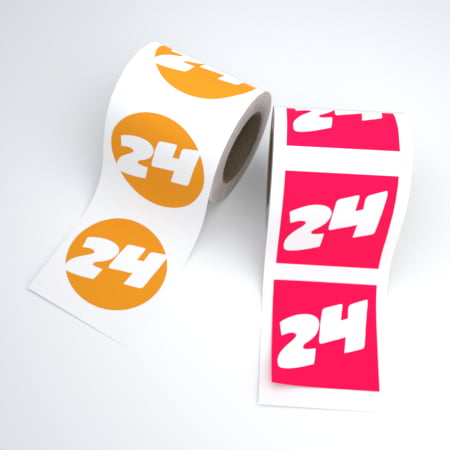 Infografik Etiketten